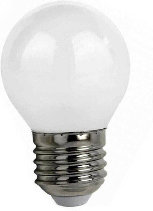 Trade Shop Traesio - Trade Shop - led lamp led filing opaca 4 w E27 luce fredda calda naturale sfera G45AB -