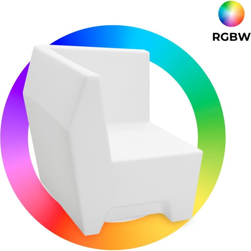 Led rgbw Leuchtsitz - 16W - Wiederaufladbar - IP65