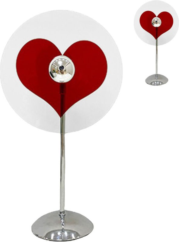 Herzförmige Projektionstischlampe 4W süß warm 360 Grad Rotatable Decorative Umgebungslicht - Eosnow