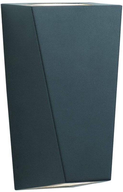 Searchlight Outdoor - LED Außenwand 2 Licht, Aluminiumguss Schwarz, IP44