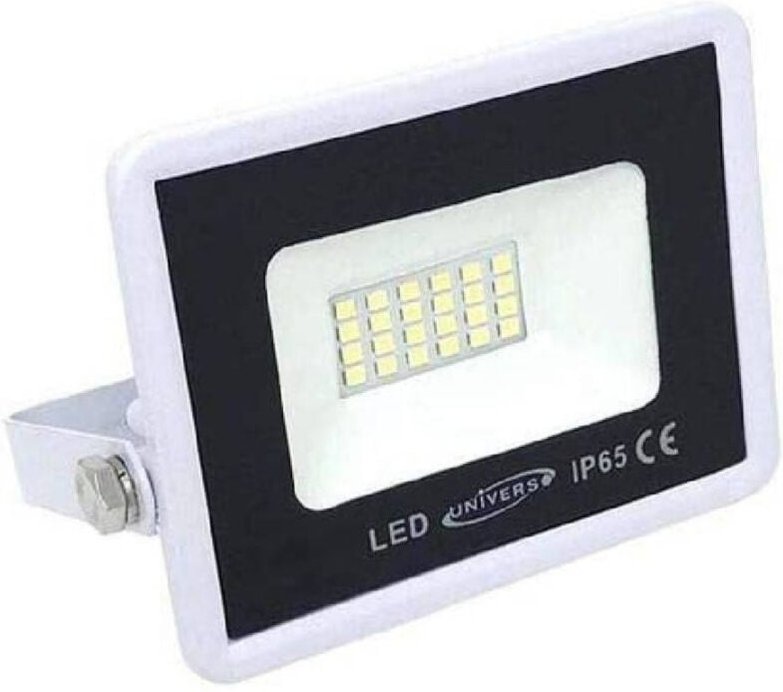 Trade Shop - AUSSENSTRAHLER 20W WEISS IP65 WARMES KALTES NATURLICHT F20W-B1 -