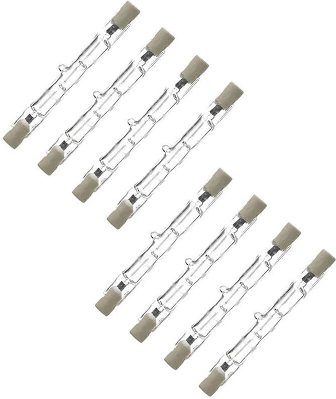 8er-Pack R7S 118 mm 300 W dimmbare Halogen-Stablampen AC220–240 V J118 Lineare Halogenstrahler für Landschafts-, Sicherh...