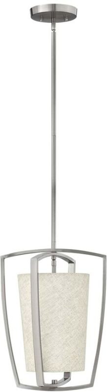 Elstead - Pendellampe Deckenleuchte Hängeleuchte Nickel h 40,6 cm Esszimmerleuchte