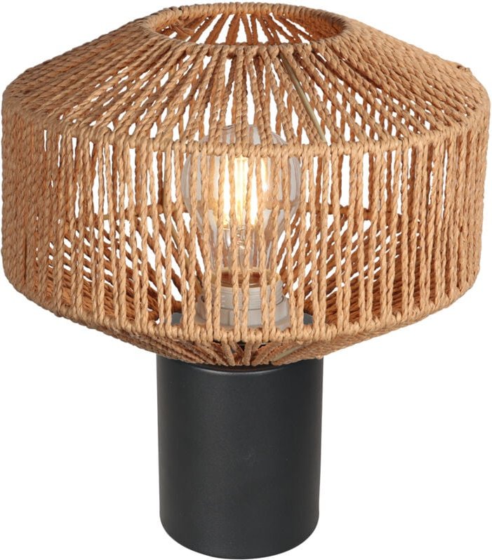 Steinhauer - tischlampe - Bloeba - natürlich schwarz - baumwolle