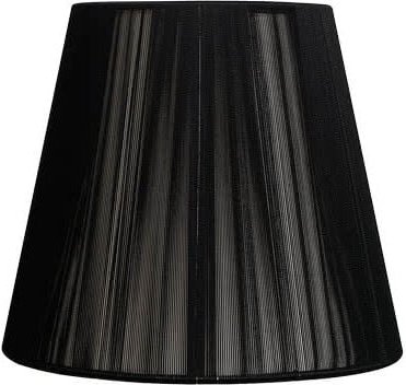 Konischer Lampenschirm hilo indira e27 schwarz (40x20x26)