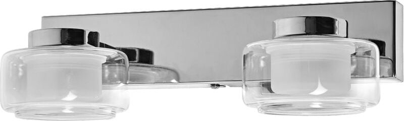 Orbis Flame Wand- und Deckenleuchte mit led, Chrom, 11W, 700lm, 3000/4000K, Farbtemperatur über Wandschalter einstellbar...