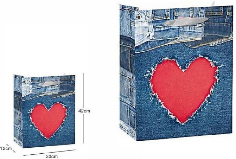 Trade Shop Traesio - Trade Shop - set 3 pz busta da regals borsa 30 x 42 x 12CM 63975 vari models -