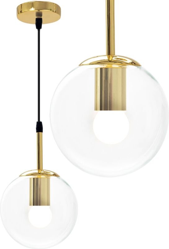 Toolight - deckenlampe glas kugel gold APP686-1CP