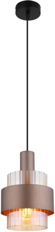 Globo - hängeleuchte - MILLEY - bronze - glas - Ø 19cm - E27 -