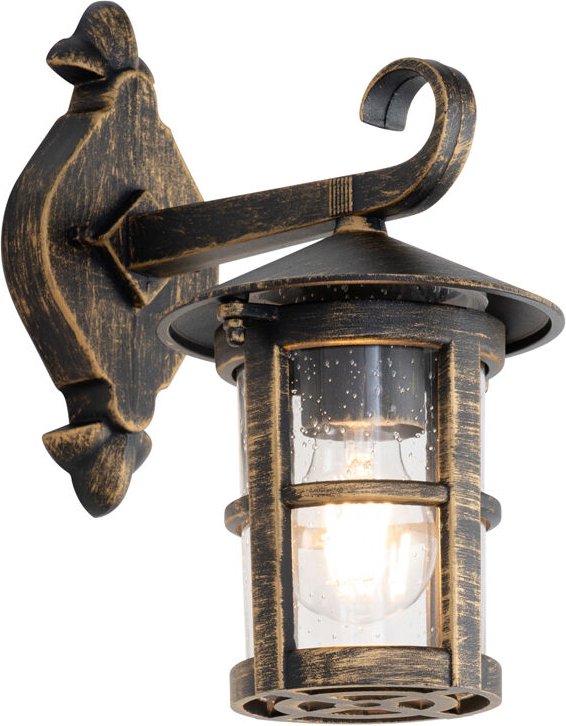 Klassische Außenwandlaterne Antikgold IP44 - Herb