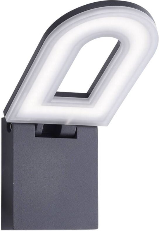 Thumbnail - Searchlight Manhattan - LED Außen Aluminium gefrostet Wand hellgrau IP44