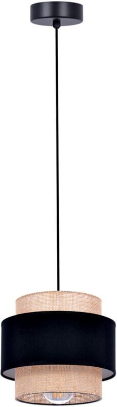 Boho Pendelleuchte mit Doppelschirm K-5230 GATO Kaja