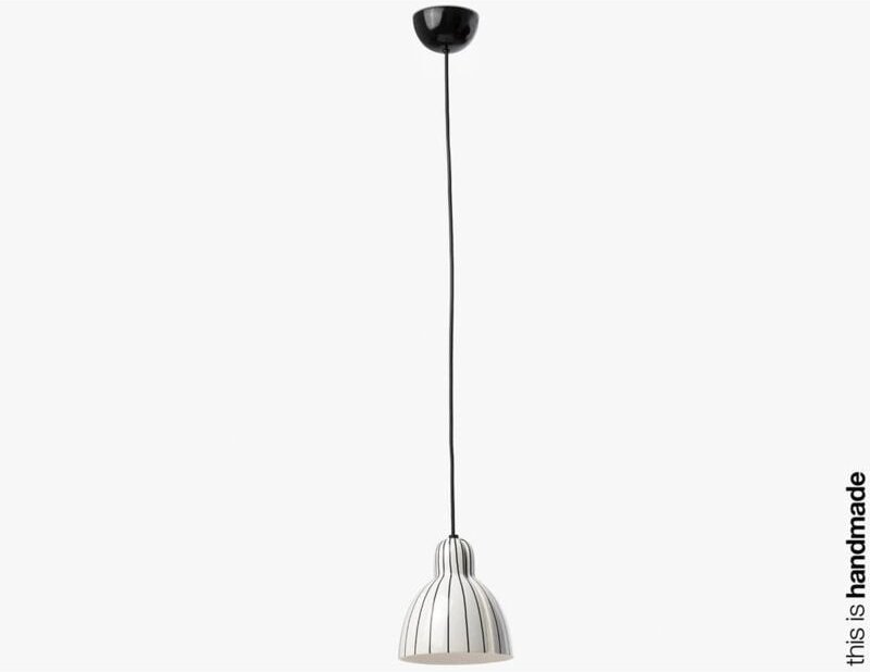 Faro Venice Streifen-Kuppel-Pendelleuchte