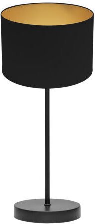 Anuska Tischleuchte 1xe14 schwarz/schwarz-gold 46x16x16x16 cm