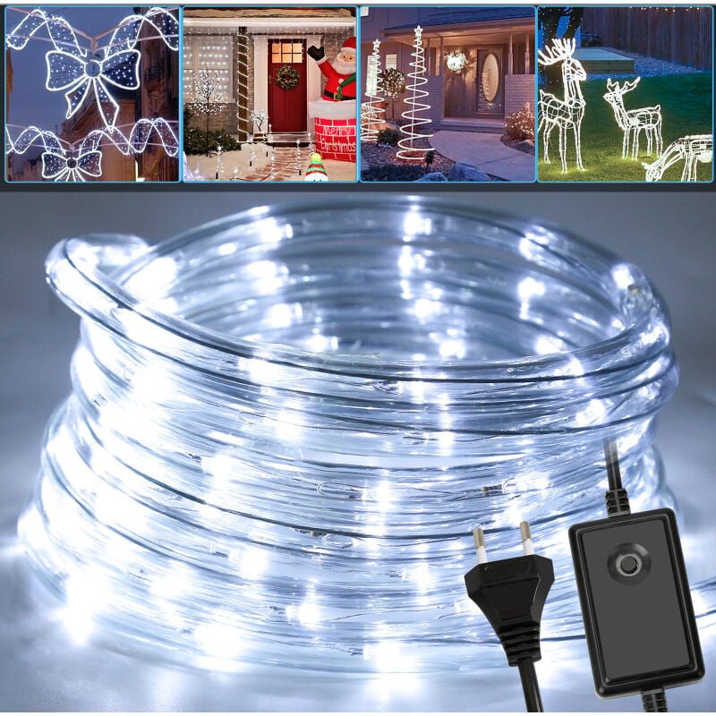 Thumbnail - Swanew led Lichterschlauch Lichterschläuche Lichterkette Außen/Innen Lichtleiste Lichtschlauch 40M Kaltweiß
