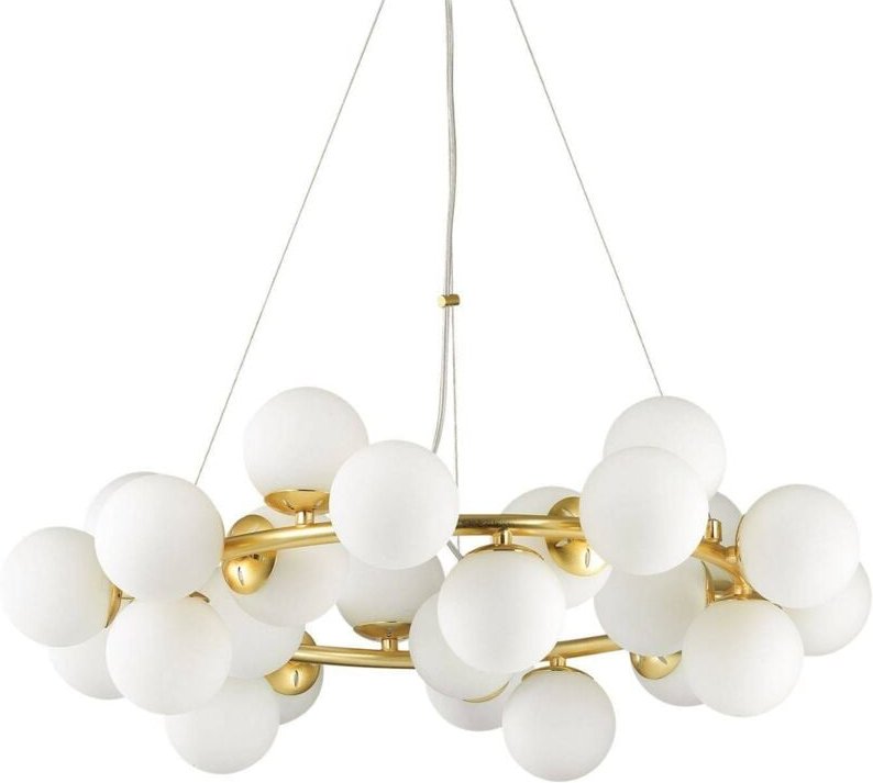 Dna - 25 Light Globe Deckenanhänger Weiß, G9 - Ideal Lux