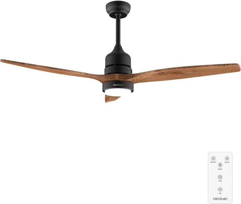 Deckenventilator mit Licht EnergySilence Aero 5275 DunkelHolz - Cecotec