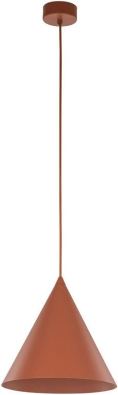 TK Cono 25cm Kuppel Pendelleuchte Ziegel 1xE27