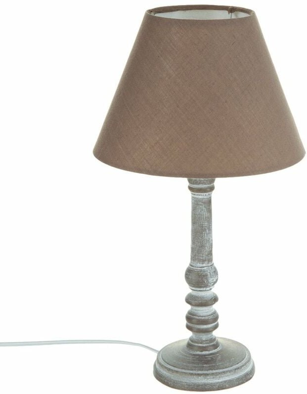 Atmosphera - Stehlampe mit Holzständer, interessante Ergänzung zur Beleuchtung von Räumen im Vintage-Stil