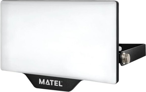 Schwarzer LED-Projektor mit Schnellanschluss, Kaltlicht, IP65, 10 w