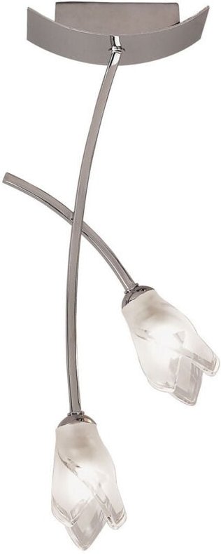 Inspired Mantra Pietra Decke 2-flammig G9, poliertes Chrom