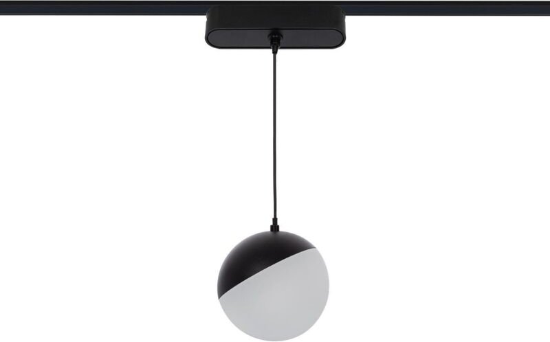 Thumbnail - LED-Pendelleuchte für Magnetschiene 25mm SuperSlim 10W 48V Schwarz Ø100 mm 2700K Warmweiß