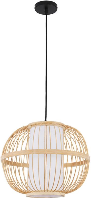 Privatefloor - Bambus-Deckenlampe - Pendelleuchte im Boho-Bali-Design - Kaula Natural wood