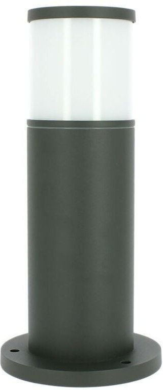 Anthrazitfarbener Außenpoller VERACRUZ E27 Höhe 35cm