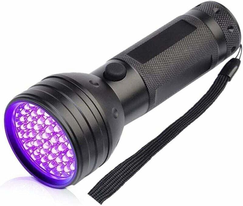 ZVD - UV-Taschenlampe, 51 LEDs, 395 nm UV-Taschenlampe mit Schwarzlicht, leistungsstarke Ultraviolett-Taschenlampe, UV-T...
