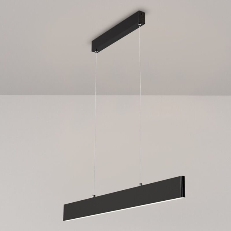 Thumbnail - Pendellampe Pendelleuchte Hängeleuchte Hängelampe Metall schwarz matt led