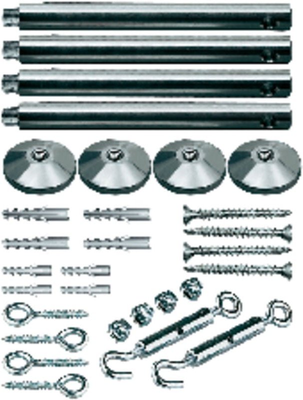 Paulmann 17834 Niedervolt-Seilsystem-Komponente Spann-Montageset Chrom