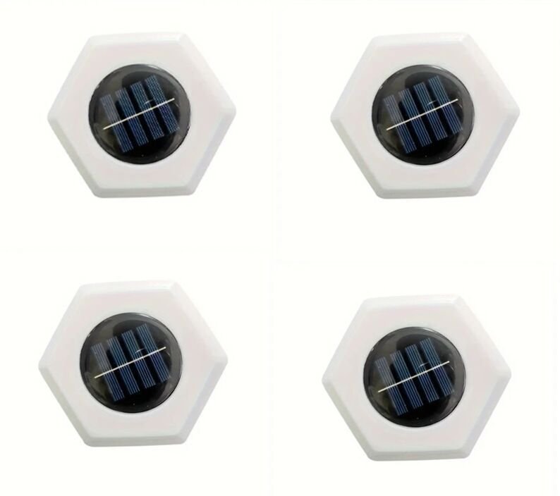 Solarbetriebene Bodenleuchte, Gartenleuchte, Stufenleuchte, wasserdichte LED-Außenbeleuchtung, Stehleuchte für den Außen...