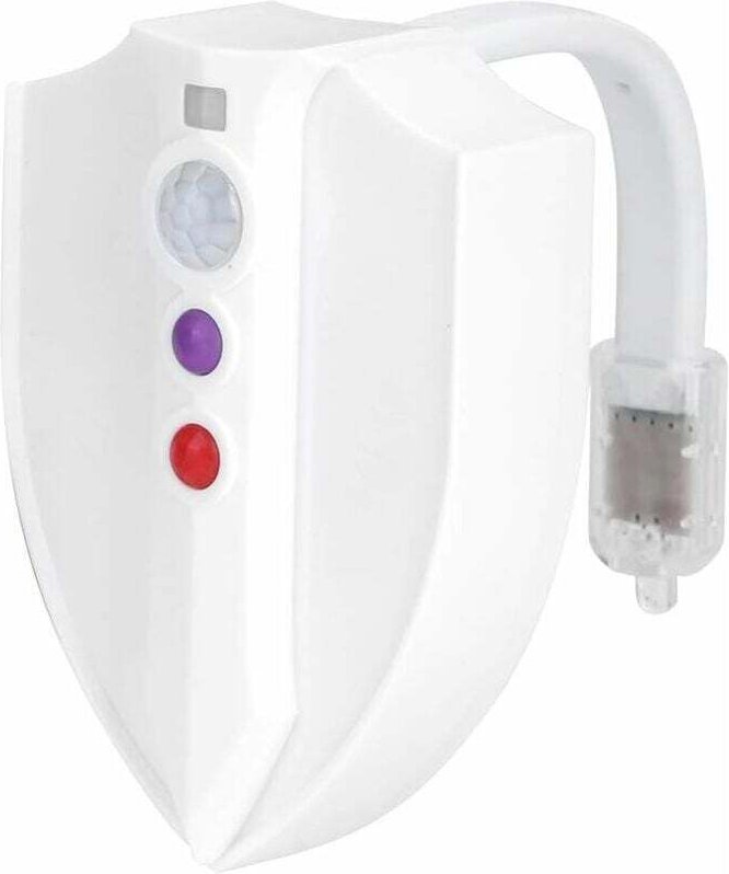 Toiletten-Nachtlicht, Bewegungssensor, 8 Einzelfarben oder Farbzyklus-Toilettenlicht, wasserdicht für das Home Office