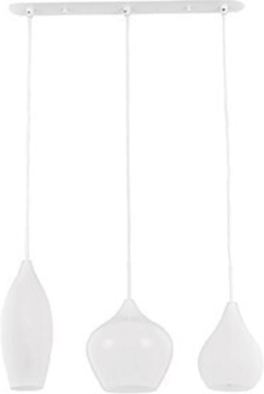 Ideal Lux Soft - 3 Licht hängende Deckenpendelleuchte Weiß, E14