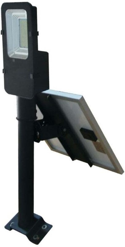 GefÜhrte straßenpanzerung mit schwarzem solarpanel 4000l 6400k 95509 - V-tac