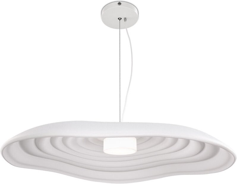 Privatefloor - Harz Hängelampe - Grebi Weiß