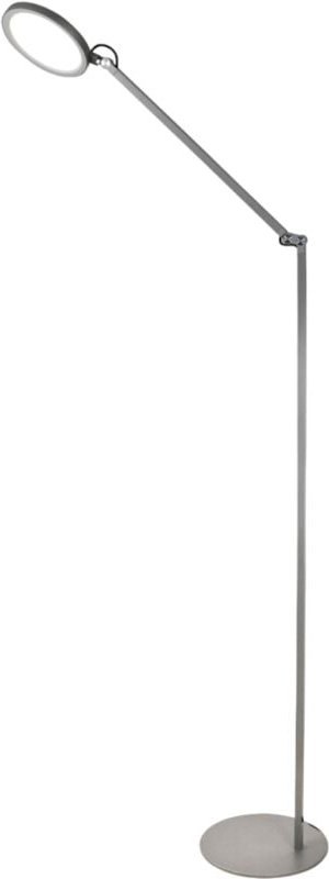 Regina - Verstellbare LED-Stehleuchte aus Metall, Aluminium, H.135 cm, Fabas Luce - Integriertes 9W LED-Licht, CCT (3000...