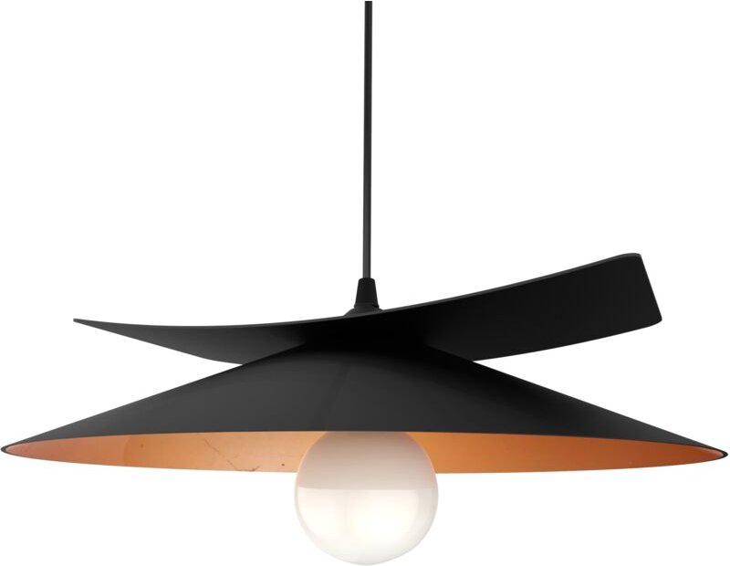 Miller Pendelleuchte Blatt Schwarz - Lumicom