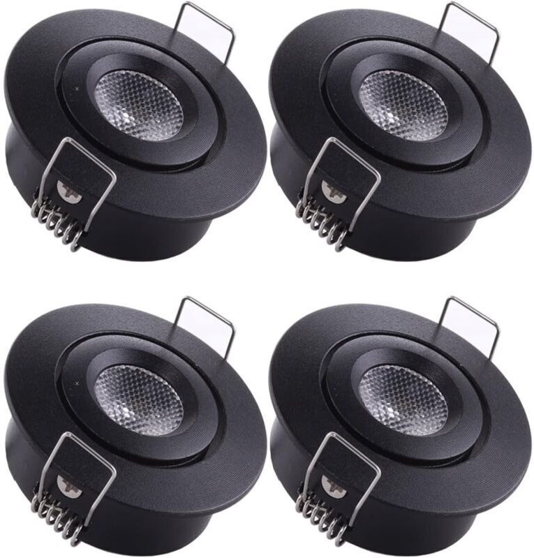 Thumbnail - Odipie - 4 Mini-Einbaustrahler led Deckeneinbaustrahler Lampe 1W Warmweiß 3000K