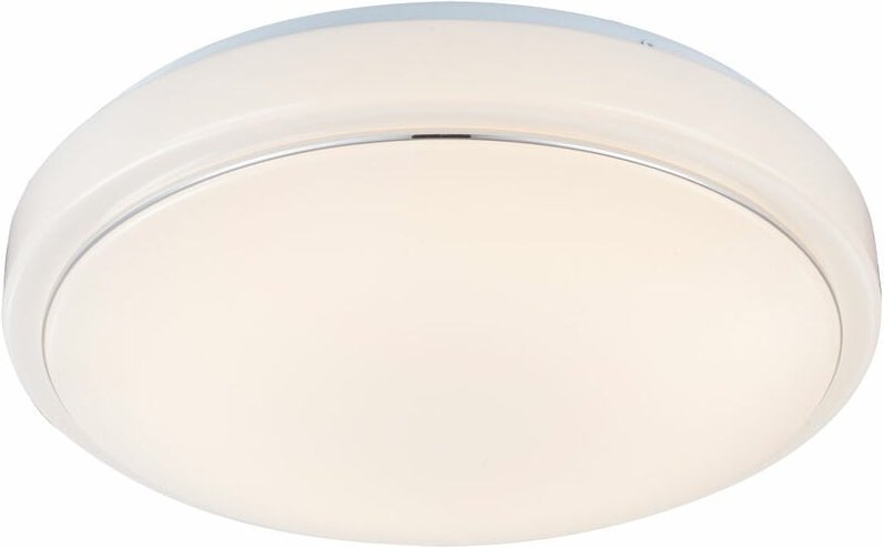 Globo - Deckenlampe Deckenleuchte Wohnzimmerlampe Wohnzimmerleuchte Flurleuchte, 3 Helligkeitsstufen, weiß opal, led 15W...