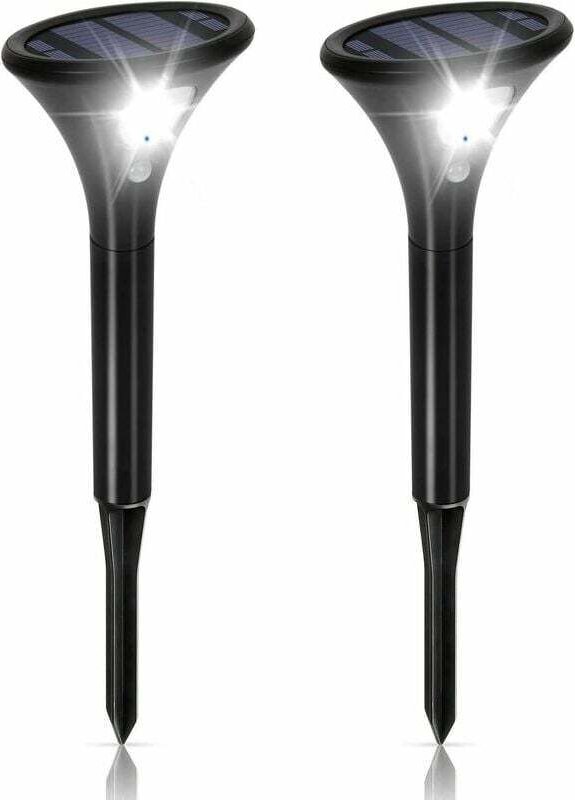 Solar-Außenstrahler mit Bewegungsmelder, IP65 wasserdicht, kabellos und verstellbar, LED-Sicherheitsstrahler für Garten,...