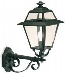 Moderne Außenleuchte aus druckgegossenem Aluminium mit transparenten Glasdiffusoren in Graphit