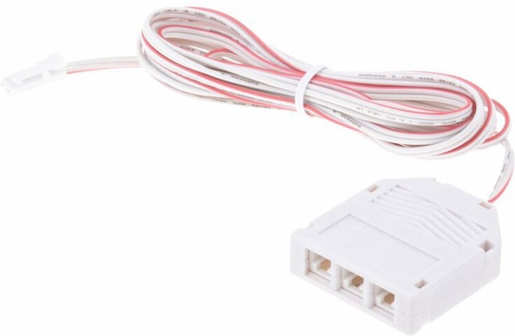 So-tech - sotech 3-fach Verteiler weiß (Buchse auf Stecker) Kabellänge 2000 mm zum erweitern für LED-Beleuchtung viola