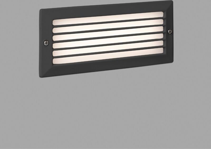 STRIPE-1 Wandeinbauleuchte dunkelgrau von faro 72095