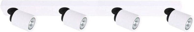 Lucien - Moderne Scheinwerfer Weiß 4 Licht mit weißem Schatten, GU10 - Italux