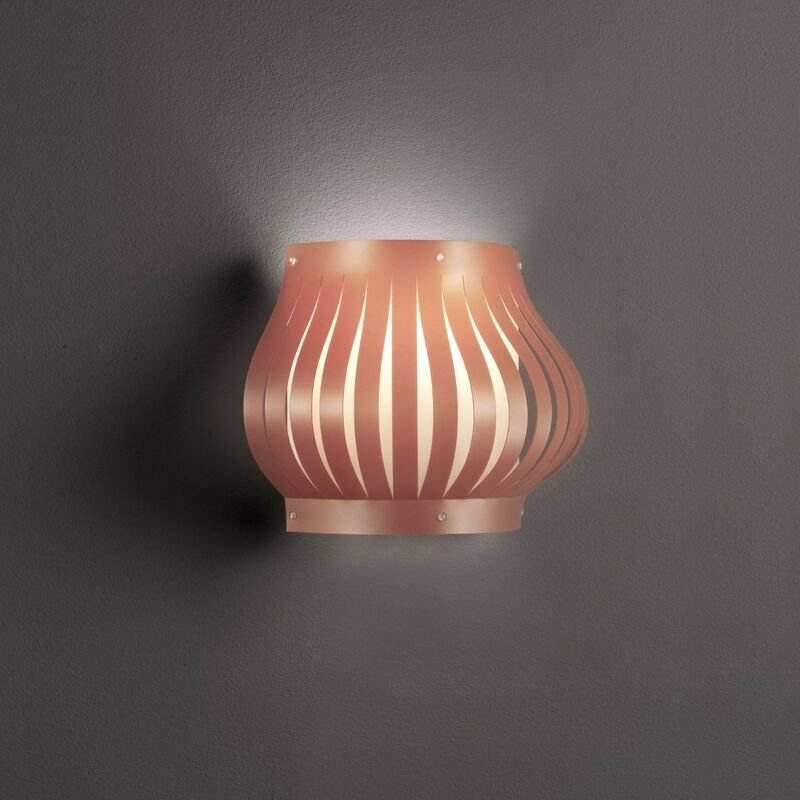 Balkon Wandleuchte Kupfer Cm. 33 x 17 x 25 Std