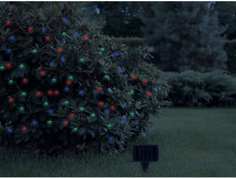 Led Outdoor Solar Lichterkette rgb Weihnachtsbeleuchtung, Länge 12 Meter