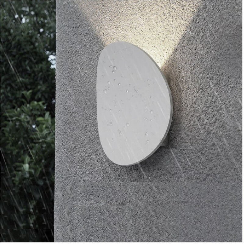 Trade Shop Traesio - Trade Shop - Außen-Innen-LED-COB-Wandleuchte IP65 natürliches warmes kaltes Licht ES65-B -