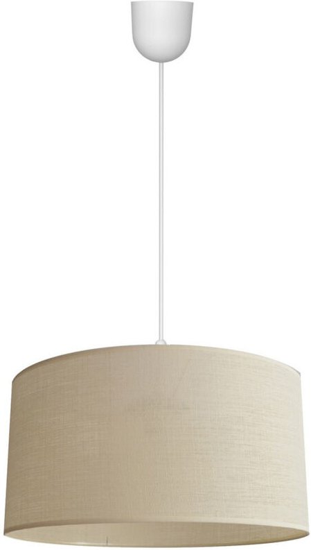 Helam ALBA Zylindrische Pendel-Deckenleuchte Ecru, Weiß 40cm