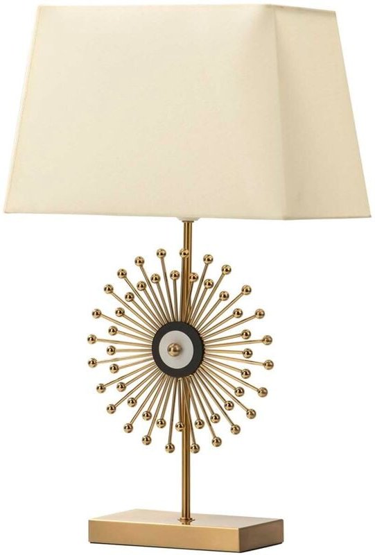 Goldene Metall-Tischlampe 28X28X57 cm